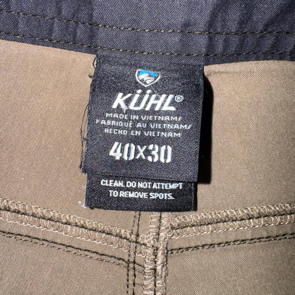 Kuhl Revolvr Pants Mens 40x30 Brown Uberkuhl Stretch Hiking Outdoor Cargo Pants - Picture 6 of 16